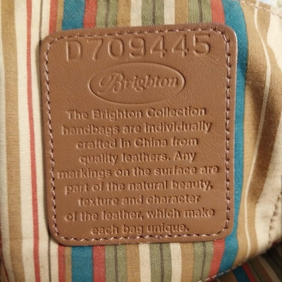 EUC Elegant Brown Leather Handbag no rips or stains. Great size. - Picture 6 of 14